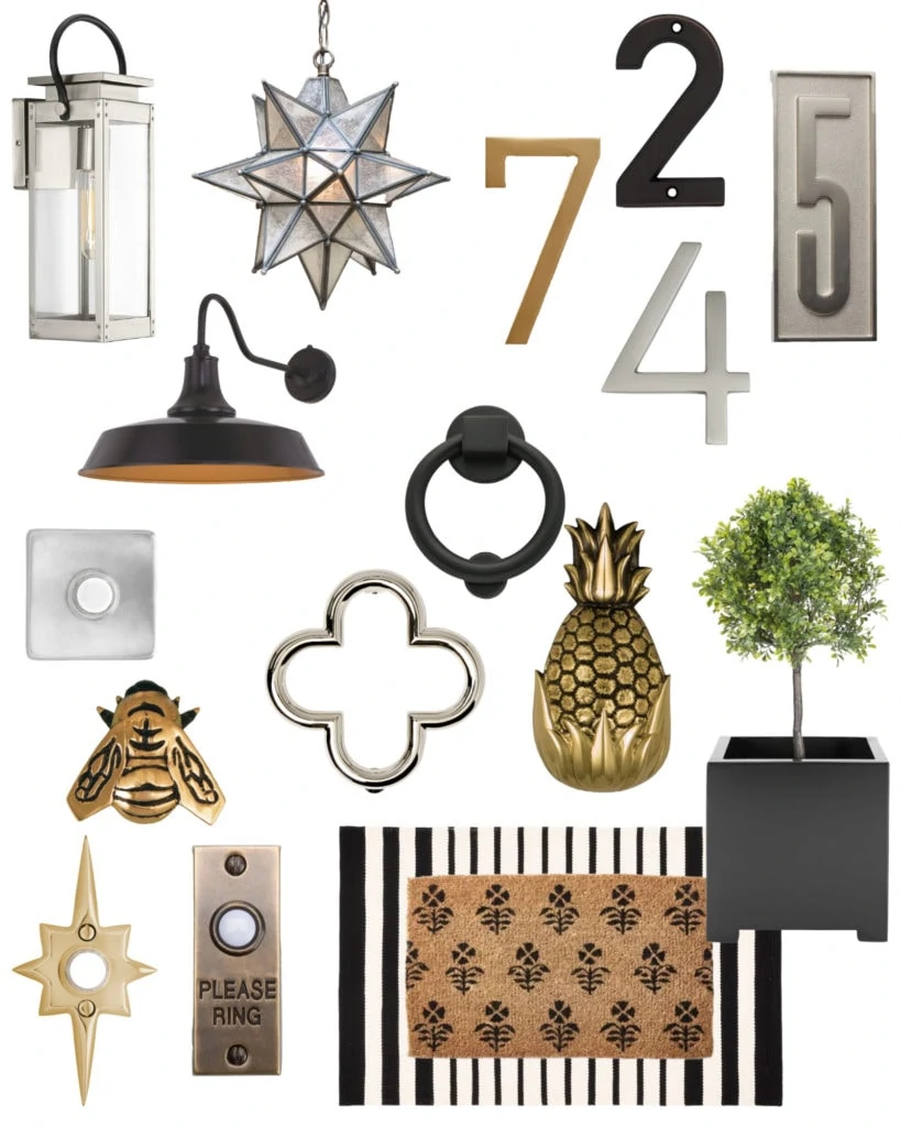 Some hardware and accessories that help to increase your home's curb appeal and add personality to the exterior appearance of your home!