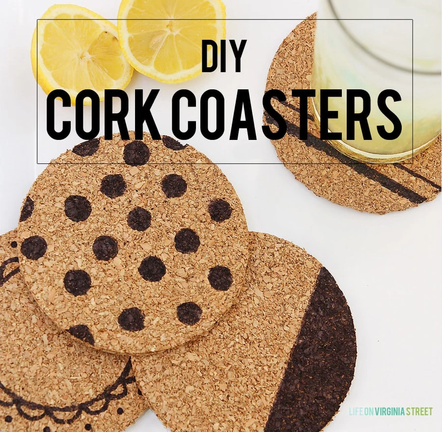 DIY Cork Coasters